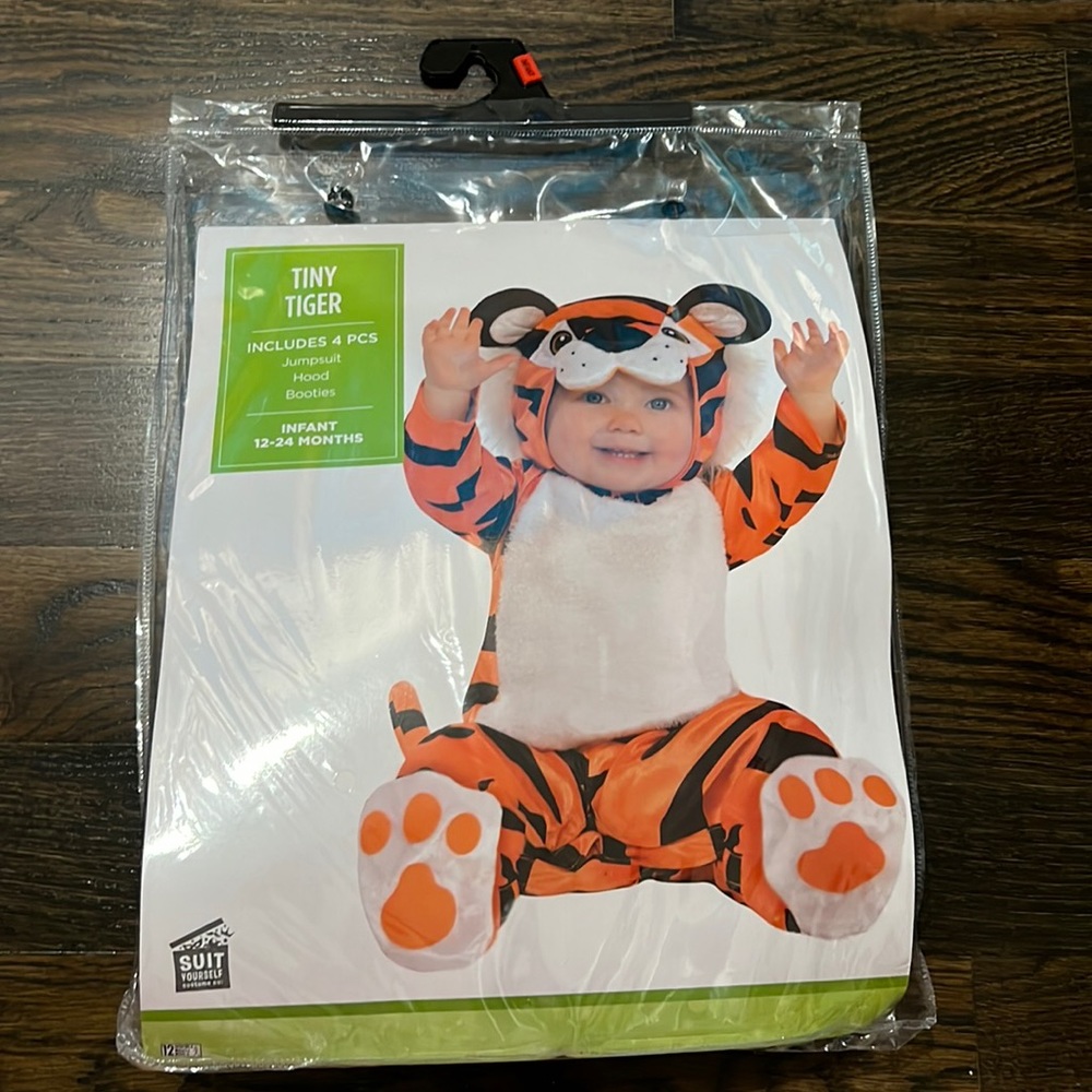 Tiger costume. Like new.
